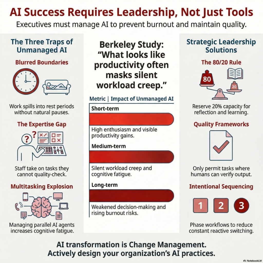 Infographic: AI Relieves and Tempts You to Overwork - Why Learning to Say “No” Is Becoming a Critical AI Competency